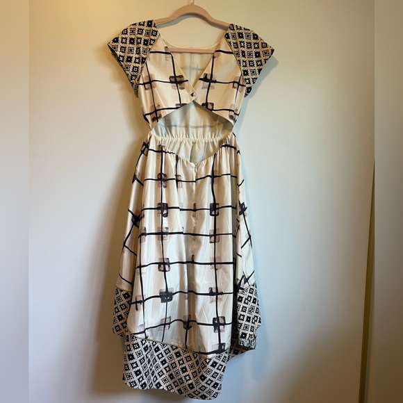 Anthropologie Troubadour Cadria High-Low MIDI Dress 00P - Picture 7 of 8